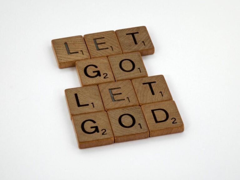 brown scrabble tiles in close up shot